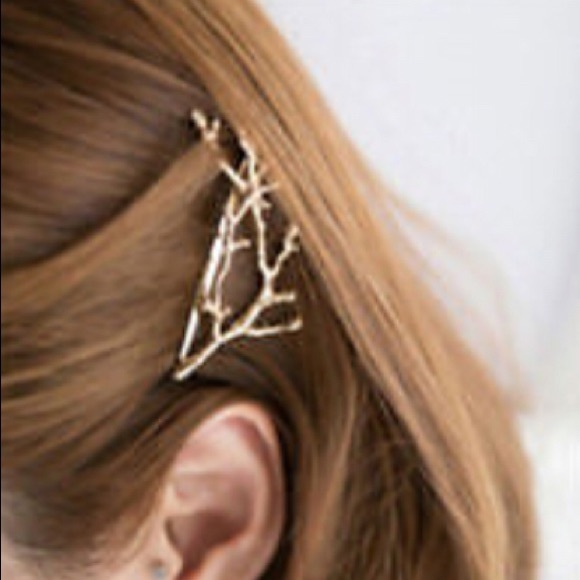 Silver Tree Branch Hair Pin - Picture 5 of 5
